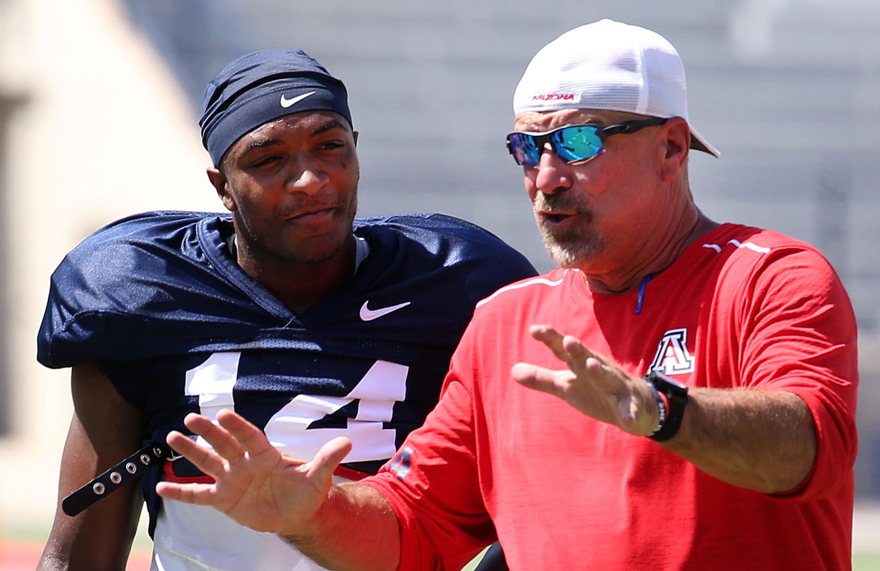 Arizona Wildcats football practice